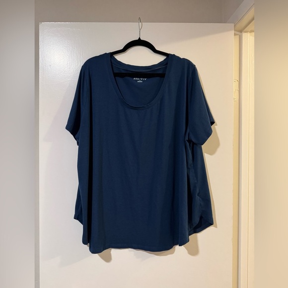 Ava & Viv Women's Assorted Color Tops all 3x - Picture 2 of 12